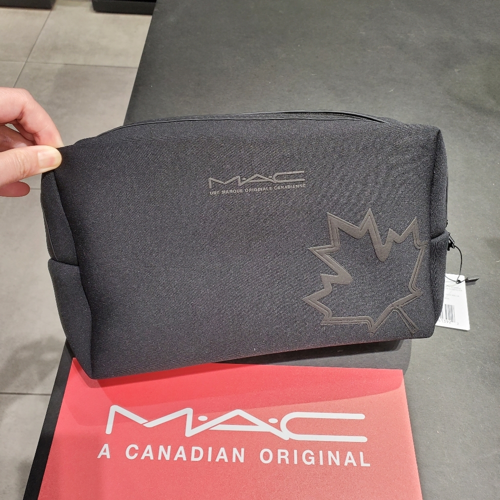 MAC Cosmetics Black Costmetics Bag